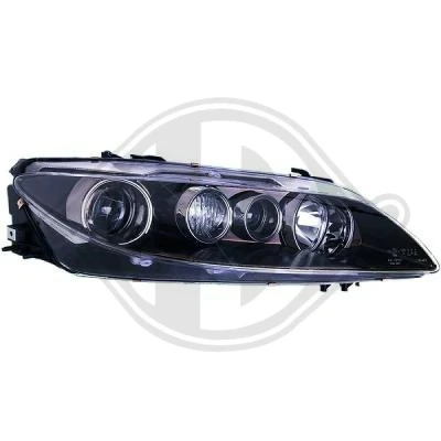 Bilde av DIEDERICHS 5625182 Frontlykter høyre H1/H1/H3 med elektromotor