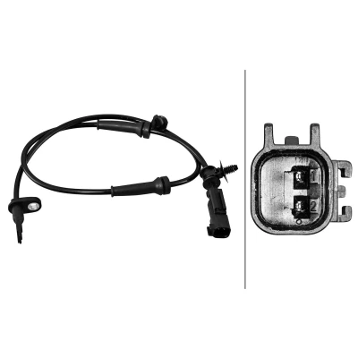 Bilde av HELLA 6PU 358 217 191 ABS Sensor med holder Hall prinsipp 2 740 TESLA: Model X