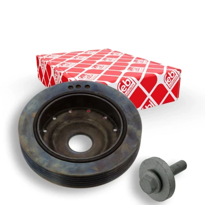 Bilde av FEBI BILSTEIN 45179 Remskive veivaksel 6PK 133,6 5 med skrue, for RENAULT: LAGUNA 2 Grandtour
