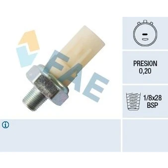 Bilde av FAE 12991 Oljetrykkbryter 1/8&quot;x28h BSP 0,2