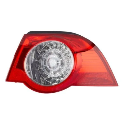 Bilde av HELLA 2VA 009 246 101 Baklykter høyre ytre del LED 12 transparent, Rød med pæreholder VOLKSWAGEN: Eos