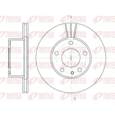Bilde av REMSA 6298.10 Bremseskiver framaksel 280, 280 22 5 ventilert BMW: 6 Coupé
