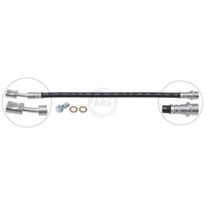 Bilde av A.B.S. SL 1473 Bremseslange 333mm INN M10x1.0