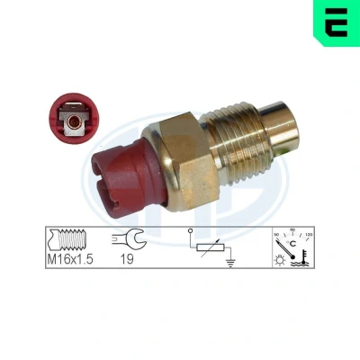 Bilde av Sensor, kjølemiddeltemperatur alfa romeo, fiat, iveco, lada, lancia, seat OE 2101 3808 600, 4067872, 4108672
