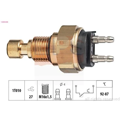 Bilde av Temperaturbryter, radiator ventilator EPS 1.850.036