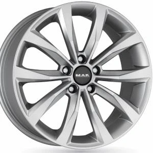 Bilde av MAK Wolf Silver 7x17 5/114.3 ET40 B76