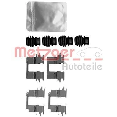 Bilde av METZGER 109 1896 Tibehørsett, skivebremse belegg MITSUBISHI: OUTLANDER 3, ASX SUV, MAZDA: 6 Sedan, Stasjonsvogn, CITROËN: C4 Aircross