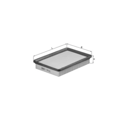Bilde av MAHLE ORIGINAL LX 1030 Luftfilter 41,0 175 256,0 Filterinnsats HYUNDAI: COUPE II, Elantra III Hatchback,