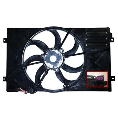 Bilde av VEMO V15 01 1920 Kjølevifte 410 12 400 med festeramme VOLKSWAGEN: Caddy 3, Amarok Pick up, Passat B6 Variant