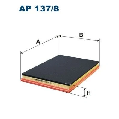 Bilde av FILTRON AP 137/8 Luftfilter 46 282 392 Filterinnsats