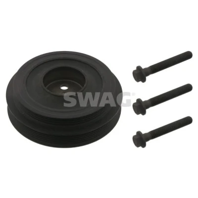 Bilde av SWAG 50 93 6626 Remskive Veivaksel 9PK 145 6 med skruer FORD: Transit Mk6 Van, Custom V362 Minibuss