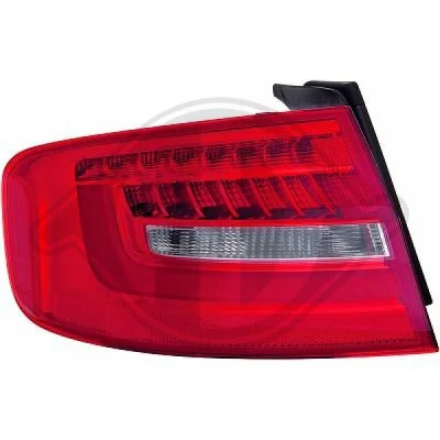 Bilde av DIEDERICHS 1019190 Baklykter høyre ytre del LED, W16W uten pæreholder AUDI: A4 B8 Sedan