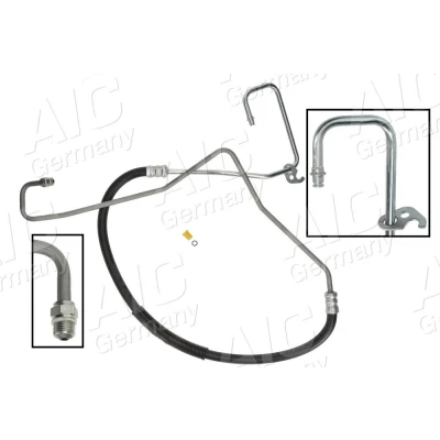 Bilde av AIC 58457 Hydraulikkslange, styring fra hydraulikkpumpe til styresnekke
