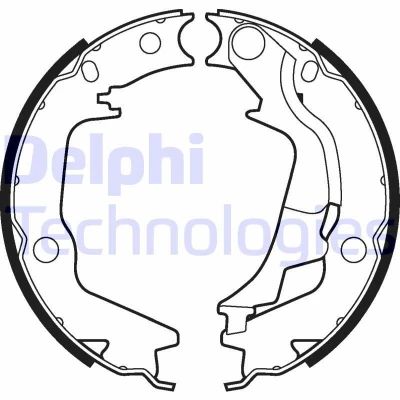 Bilde av DELPHI LS2011 Handbromsbackar