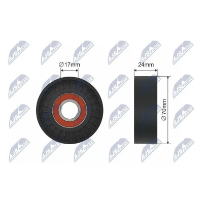 Bilde av Strammerull, kilerem med ribber, audi,seat,skoda,vw, 03G 903 315 A