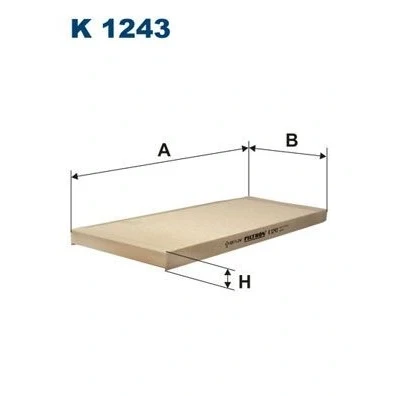 Bilde av FILTRON K 1243 Kupéfilter Partikkelfilter 390 150 20