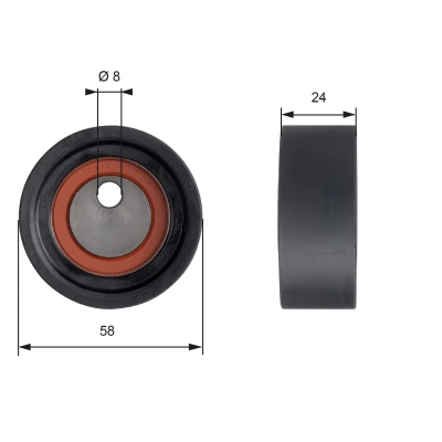 Bilde av GATES T41064 Strammerull, tannrem Tru Power