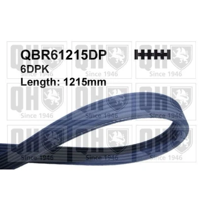Bilde av QUINTON HAZELL QBR61215DP Kileribberem 1215 6 VOLKSWAGEN: Caddy 3, Transporter 5 Bus, Multivan (7HM