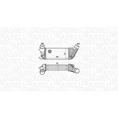 Bilde av MAGNETI MARELLI 351319204260 Ladeluftkjøler PEUGEOT: Expert II Van, Tepee, CITROËN: Jumpy C8