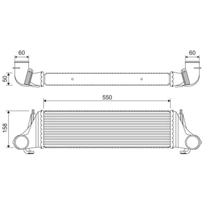 Bilde av VALEO 818400 Ladeluftkjøler Aluminium uten sensor BMW: X5
