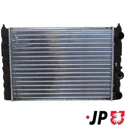 Bilde av JP GROUP 1114200700 Radiator Aluminium, plast for kjøretøy uten luftkondisjonering 430 320 32 Manuel girkasse VOLKSWAGEN: GOLF 3