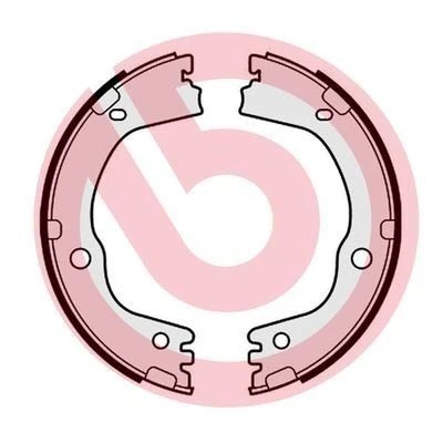 Bilde av BREMBO Bremseklosser klargjort for slitasjeindikator med antihyle blikk uten tilbehør, balansevekter P06096NX