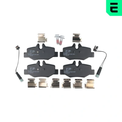 Bilde av Bremseklosser sett, Bakaksel, mercedes benz viano [w639], vito / mixto skåp buss 000 421 62 10, 0004216210, 001