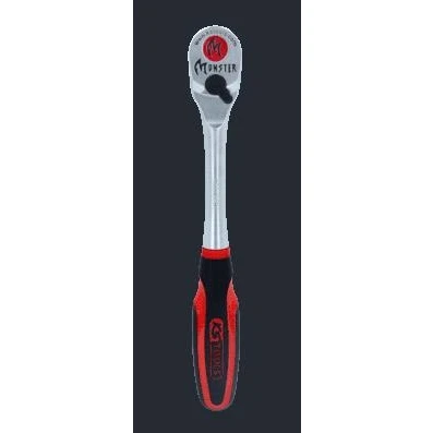 Bilde av KS TOOLS 935.1290 Reversibel skralle 100 12,5 (1/2&quot;) 275 Krom vanadium stål
