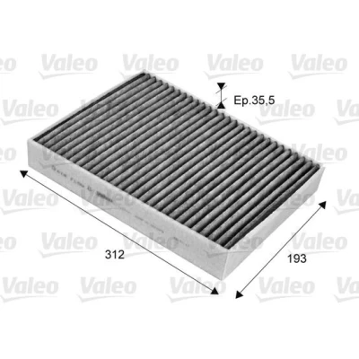 Bilde av VALEO CLIMFILTER PROTECT 715704 Kupéfilter Karbonfilter 278 218 43 PORSCHE: Cayenne, VOLKSWAGEN: Touareg II