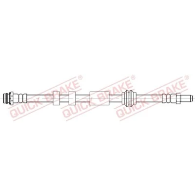 Bilde av QUICK BRAKE 32.840 Bremseslange 390 M10x1 VOLVO: V60 I, XC70 II Stasjonsvogn, V70 3, FORD: MONDEO 4 Turnier, S Max Mk1, Galaxy Mk2 MPV