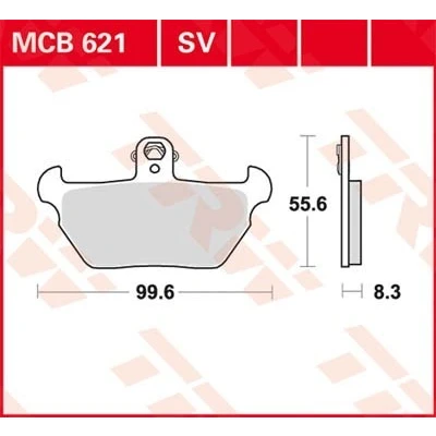 Bilde av TRW Sinter Street MCB621SV Bremseklosser