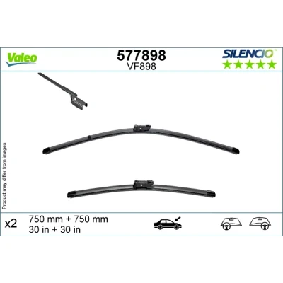 Bilde av Vindusvisker Valeo 577898 foran Flatt viskeblad VOLKSWAGEN: ID.3