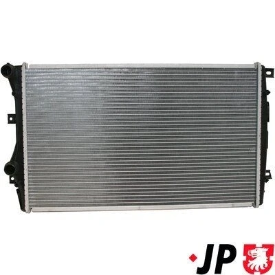 Bilde av JP GROUP 1114206100 Radiator Aluminium 650 415 34 VOLKSWAGEN: Touran I, Passat B6 Variant, Caddy 3, SKODA: Octavia 2 Combi, II Hatchback, Yeti