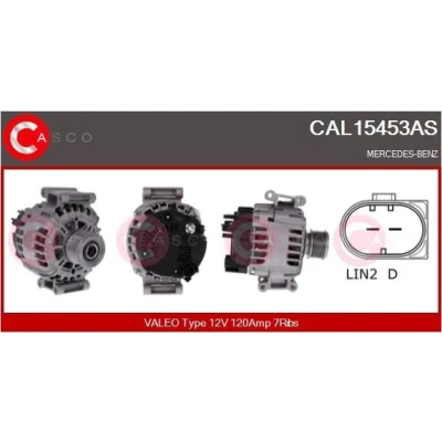 Bilde av CASCO CAL10239AS Dynamo 12V 110A FIAT: Ducato II Flatvogn lastebil/Chassis, III lastebil / Chassis, Minibuss