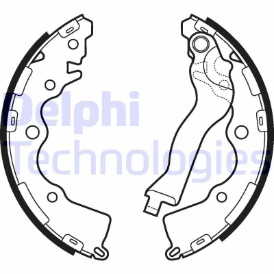 Bilde av DELPHI LS2110 Bremsesko 203 32