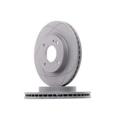 Bilde av ATE 24.0323 0113.1 Bremseskiver 258,0 23,0 4 108,0 ventilert belagt høy karbon PowerDisc FORD: FIESTA 6