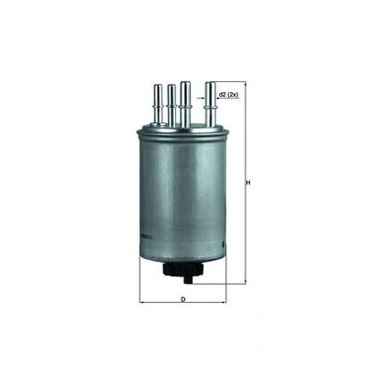 Bilde av MAHLE ORIGINAL KL 506 Drivstoffilter ledningsfilter 10 9,9 LAND ROVER: Discovery 3, Range Rover Sport