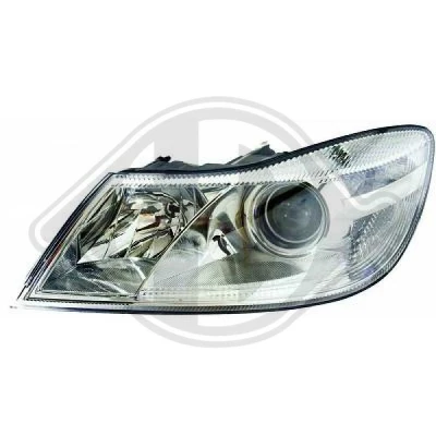 Bilde av DIEDERICHS 7831181 Frontlykter venstre H1, H1/H7, H7 SKODA: Octavia 2 Combi, II Hatchback