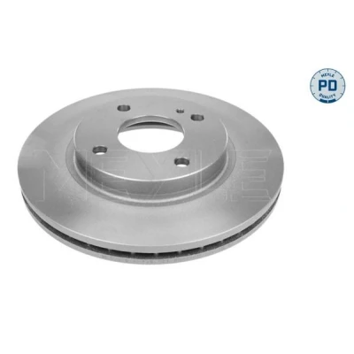 Bilde av MEYLE 783 521 0027/PD Bremseskiver framaksel 258 23 4 108 ventilert Sink lamell belagt høy karbon PD Quality FORD: FIESTA 6
