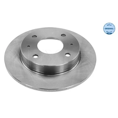 Bilde av MEYLE 015 523 2087 Bremseskiver bakaksel 250 10 4 114,3 fullt ut ORIGINAL Quality MITSUBISHI: COLT 6, SMART: Forfour I