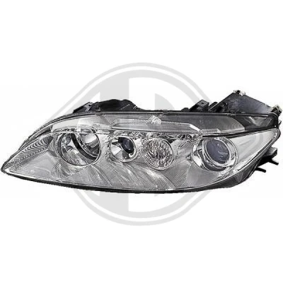 Bilde av DIEDERICHS 5625083 Frontlykter venstre H1/H1/H3 med tåkelykt motor for høydejustering hovedlys