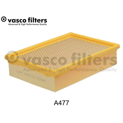 Bilde av DAVID VASCO A477 Luftfilter 57 184 258 firkantet Filterinnsats FORD: Escort 6, 5