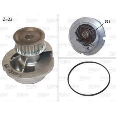 Bilde av VALEO 506656 Vannpumpe 23 med reimskive tetning uten deksel 57,2mm OPEL: Astra H Caravan, Hatchback, Vectra C CC