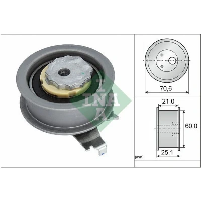 Bilde av INA 531 0940 10 Strammerull, tannrem SKODA: Octavia 3 Combi, VOLKSWAGEN: Passat B8 Variant