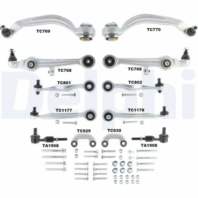 Bilde av DELPHI TC1400KIT Reparasjonssett, tverrstyrestang framaksel VOLKSWAGEN: Passat B5 GP Stasjonsvogn