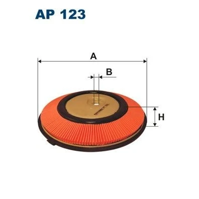 Bilde av FILTRON AP 123 Luftfilter 42 276 Filterinnsats NISSAN: SUNNY 3 Liftback