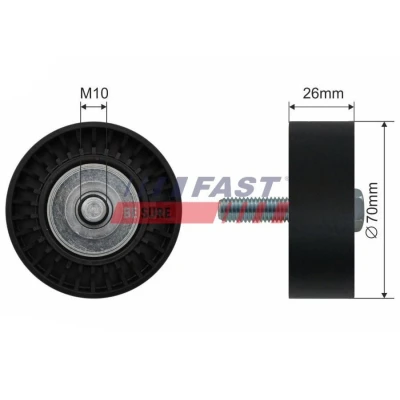 Bilde av Løpehjul, kilerem, alfa romeo,cadillac,fiat,lancia,opel,saab,suzuki,vauxhall, 12 04 295, 17530 79J60, 51758383, 51776566, 55 190 811,