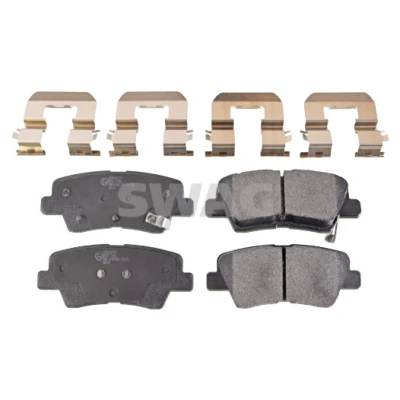 Bilde av SWAG 33 10 6558 Bremseklosser bakaksel med akustisk slitasjevarsel festemateriell HYUNDAI: i10 II Hatchback