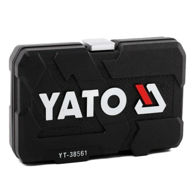 Bilde av YATO YT 38561 Pipesett 22 sekskant krom vanadium stål, molybdenstål 3/8&quot;, 3/8 med skrallefunksjon