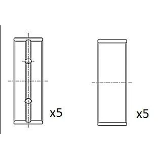 Bilde av FAI AutoParts BM1058 STD Veivaksellager